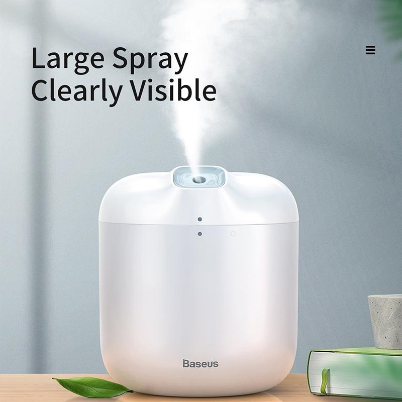 Máy phun sương tạo ẩm Baseus Elephant Humidifier (600ml , Air Diffuser, Large Spray with LED Night Light) (Hàng chính hãng)