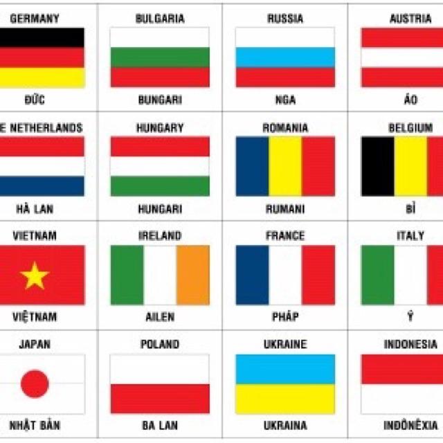 Bộ xếp hình cờ các Quốc gia đa năng | đồ chơi xếp hình thông minh