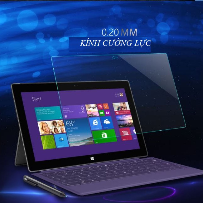 Miếng Dán Mặt Kính Cường Lực Microsoft Surface đủ dòng