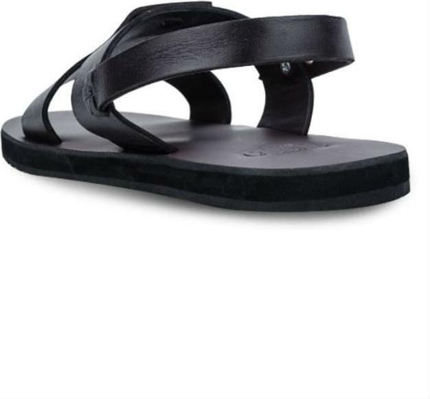 Giày Sandal Nam Bảng Da Lớn Casual - Nâu