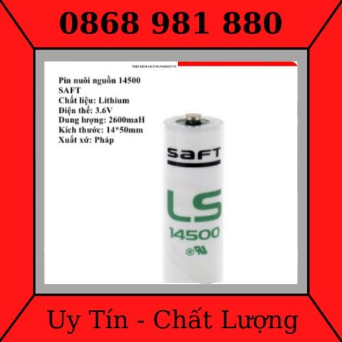 Pin nuôi nguồn PLC Saft LS14500 Lithium 3.6V