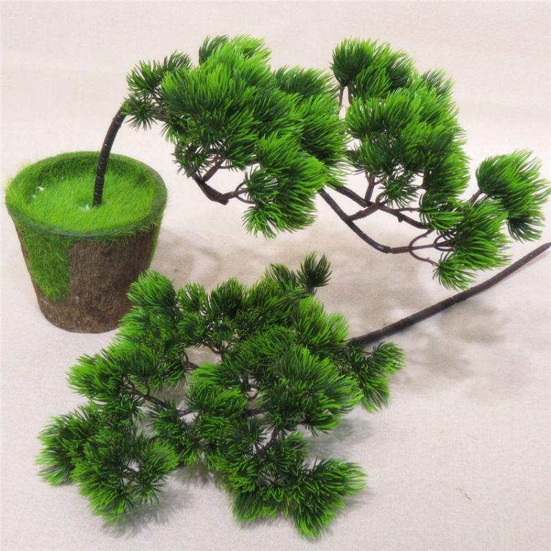 Cành Tùng làm Cây Trang Trí_cây giả