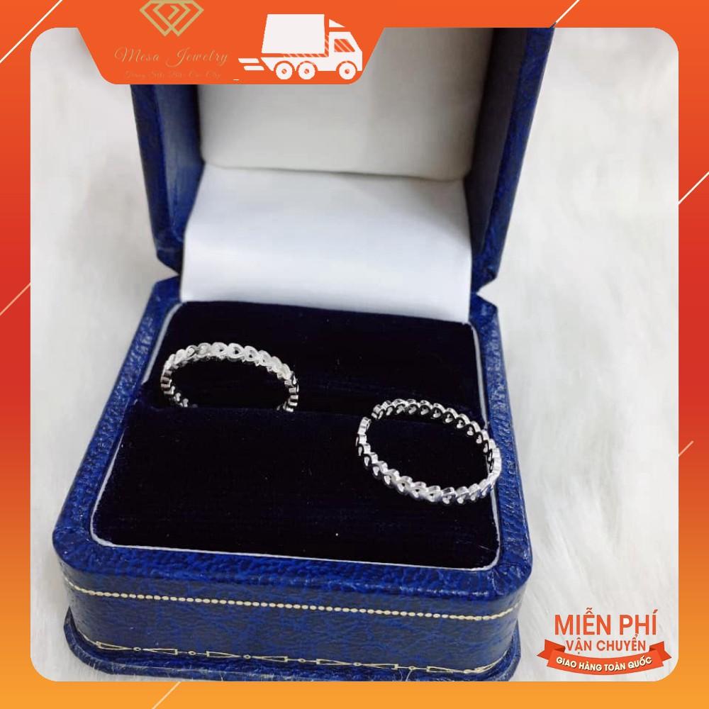 NHẪN TIM HỞ BẠC TA MÃ SP0020536