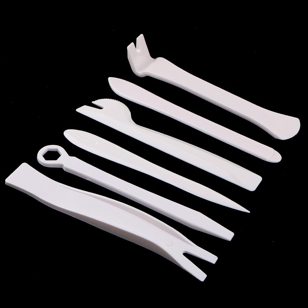6Pcs Car Stereo Installation Kits Car Radio Removal Tool