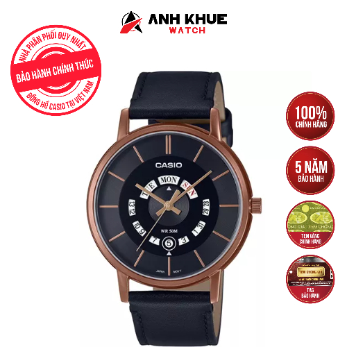 Đồng hồ Casio Nam General Dây Da MTP-B135RL-1AVDF