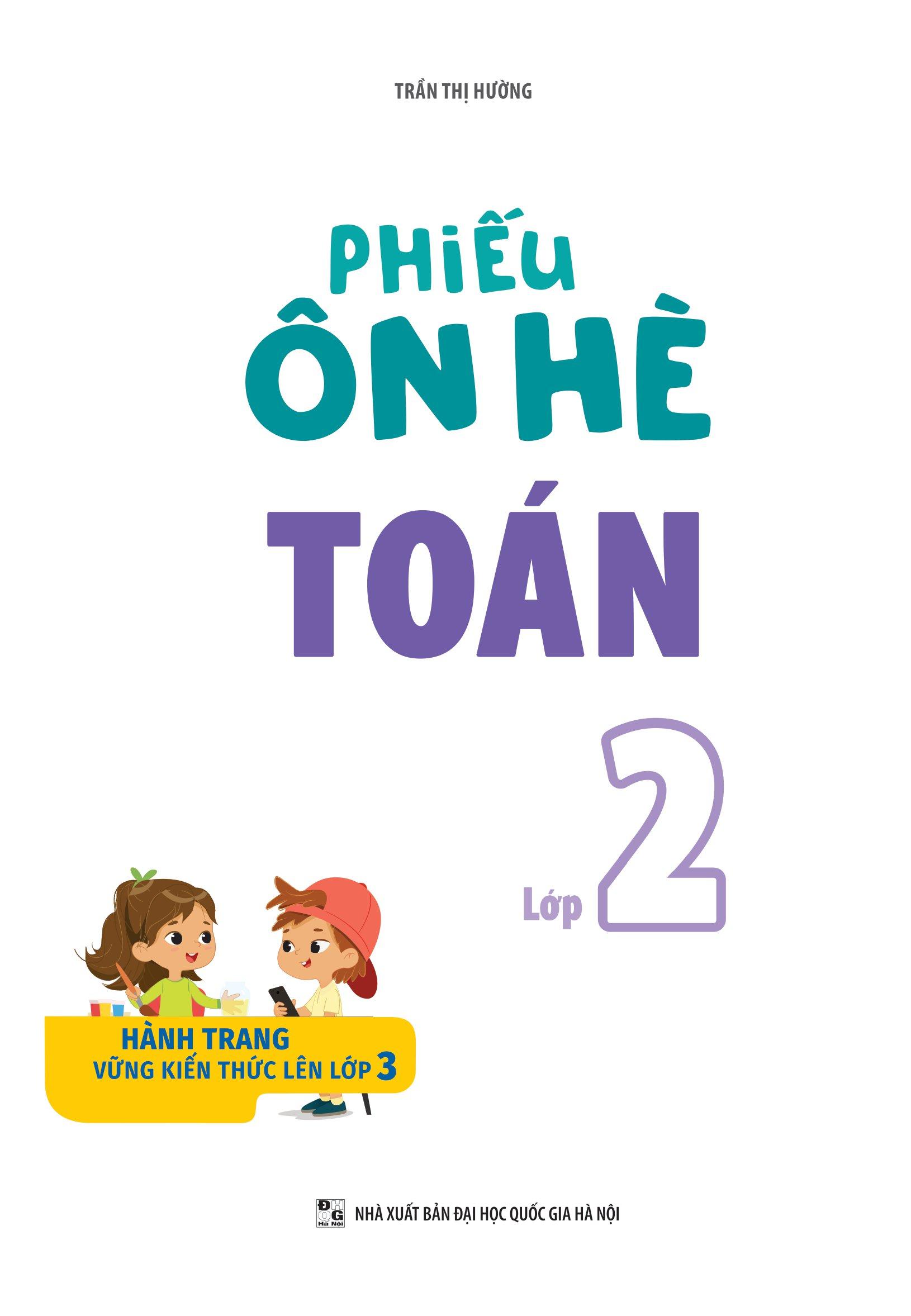 Phiếu Ôn Hè Toán Lớp 2