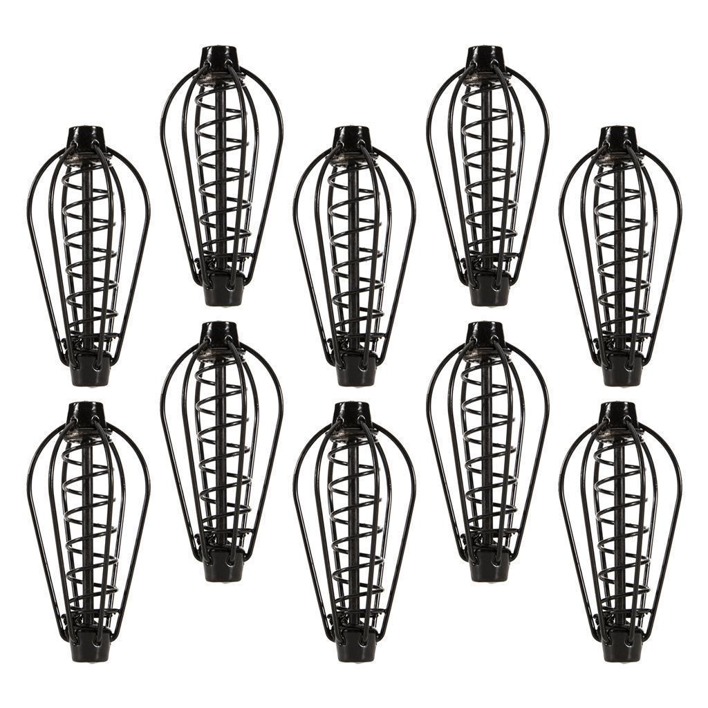 10X Metal Fishing Cages Cage Fishing Basket Feeder Holder