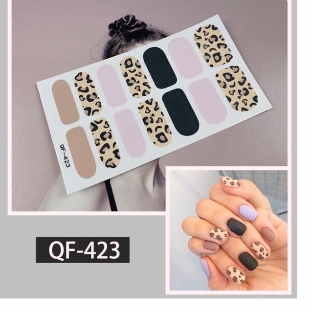 Set dán móng tay nails dán nghệ thuật nhiều màu - có ngay bộ móng đẹp trong 5 phút (Nail wraps / Nail stickers)