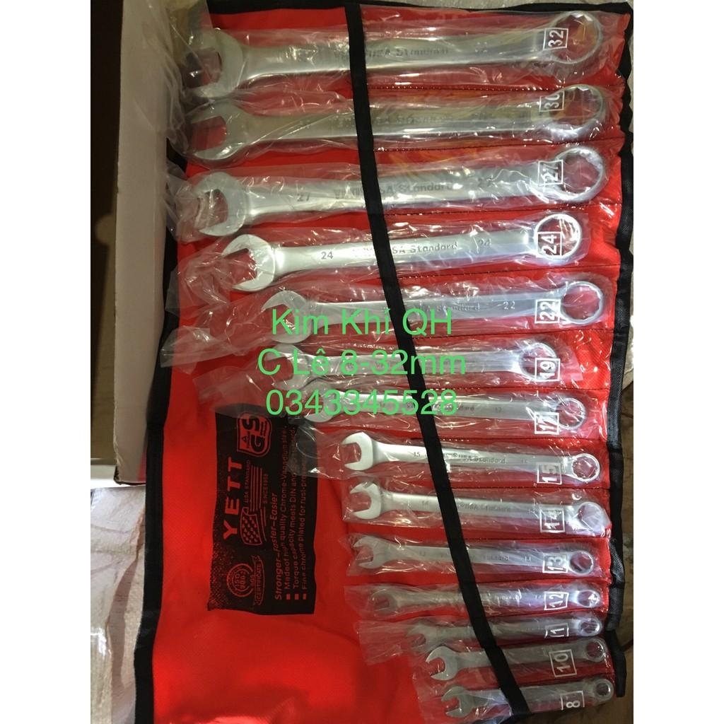 Bộ Cờ lê siết ốc 14 chi tiết , size từ 8-32 chất lượng cao