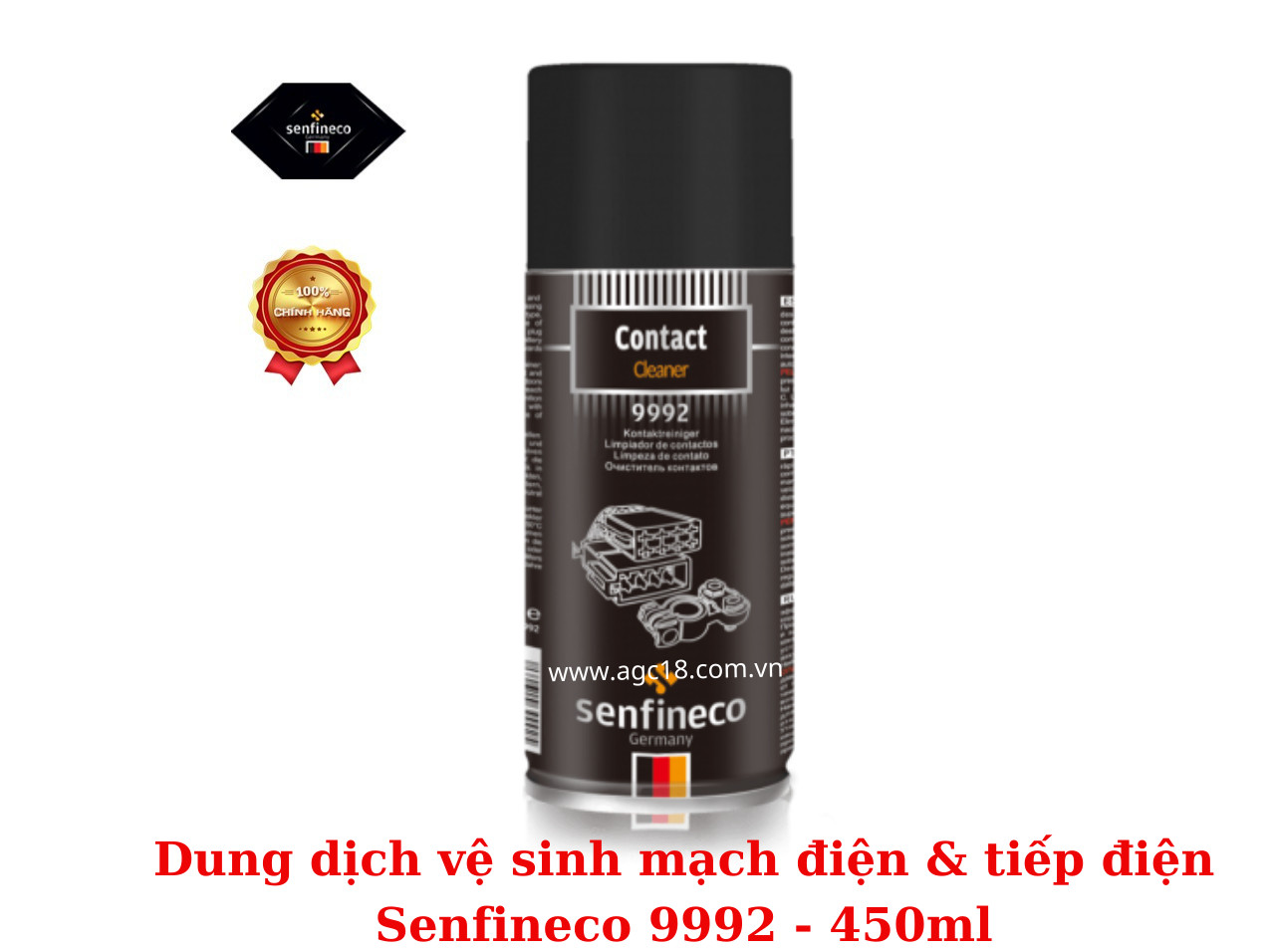 Dung dịch vệ sinh mạch điện &amp;amp; tiếp điện Senfineco 9992