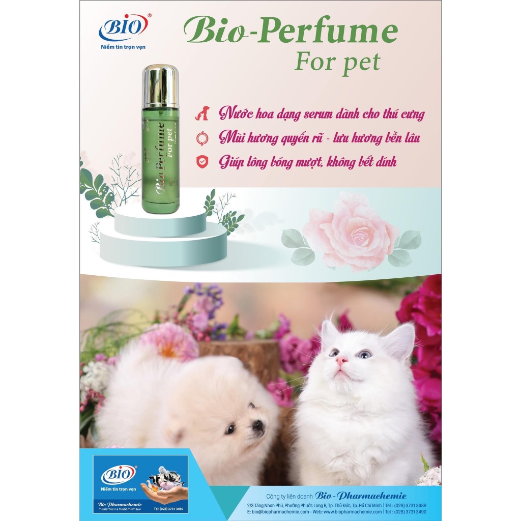 Nước hoa Bio Perfume 30ml dạng serum cho chó mèo