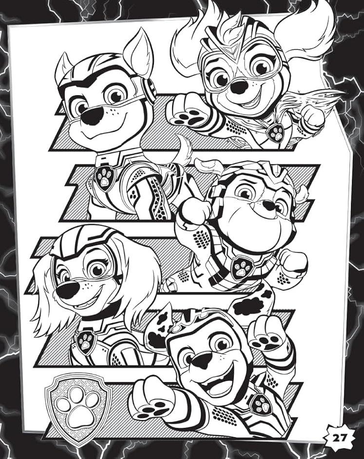 Sách ngoại văn: Paw Patrol - Ultimate Sticker Book - The Mighty Movie