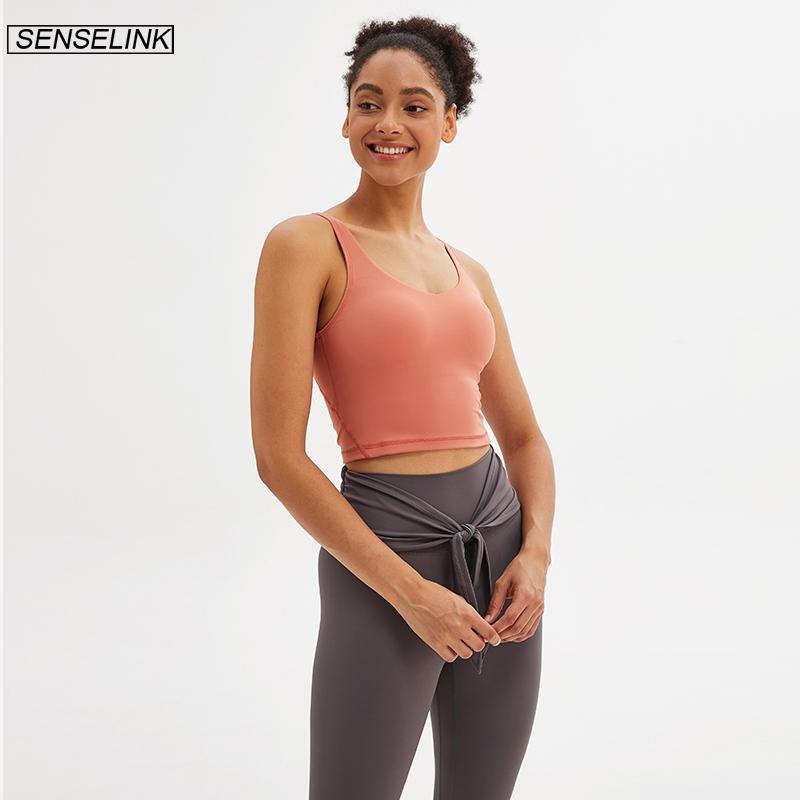 SENSELINK Áo Ngực Nữ Thể Thao Tập Yoga Trong Nhà Và Ngoài Trời Áo Ngực Áo Vest Nữ