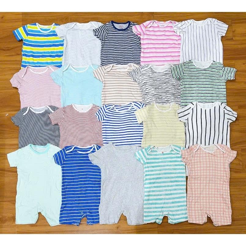 [Size 9-18M] Body Đùi Kẻ Sọc FORM TO Cotton Mềm, Co Giãn, Thấm Hút Mồ Cho Bé Trai/ Bé Gái - Hàng Xuất Dư
