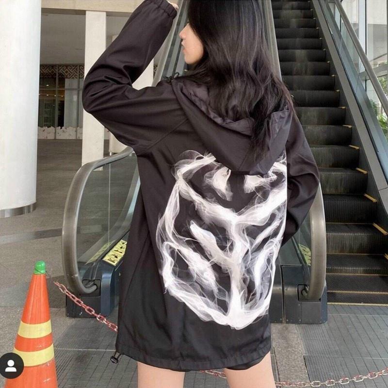 Áo bomber nữ nam unisex khoác gió jacket dù 2 lớp cúc bấm form rộng local brand ulzzang phong cách hàn quốc đep SWE