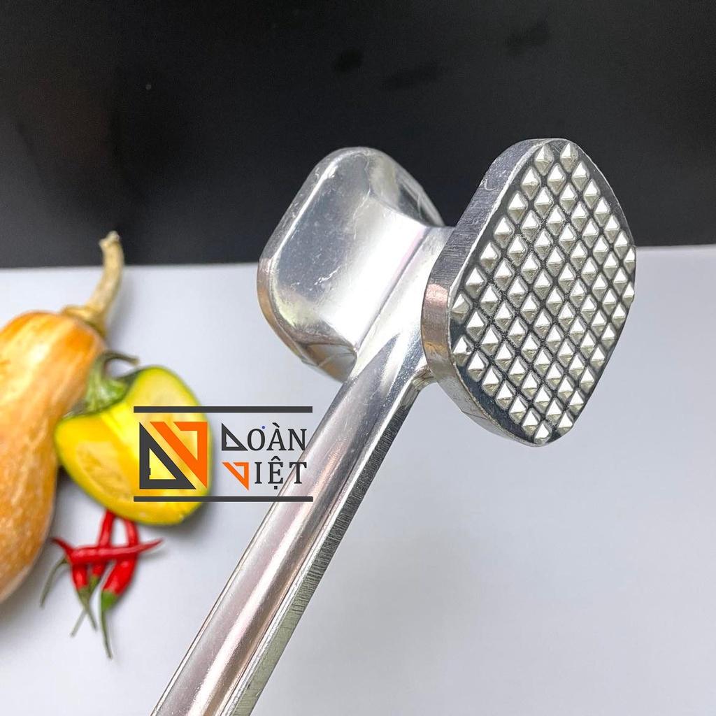 BÚA đập thịt, hành, tỏi , gừng 23 cm - INOX không rỉ - ĐỒ DÙNG CHUYÊN DỤNG NHÀ BẾP