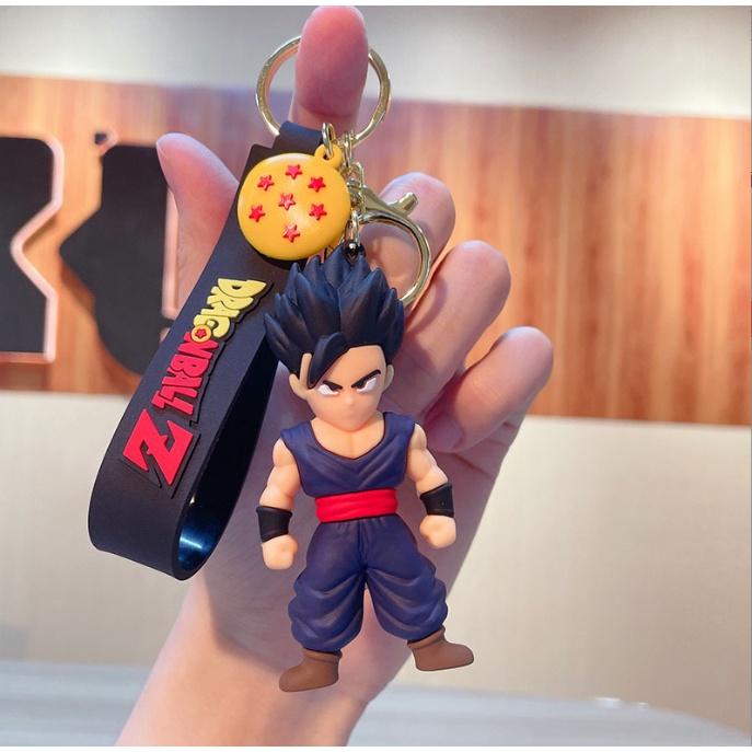 Móc khóa Dragon ball Gohan, Ma bư, Jiren, Piccolo, Thần rùa PVC loại tốt đẹp