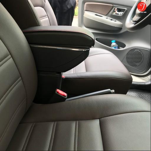 Hộp tỳ tay xe hơi cao cấp dành cho Mitsubishi Xpander cắm cốc không cần khoan vít-có cổng cắm USB.