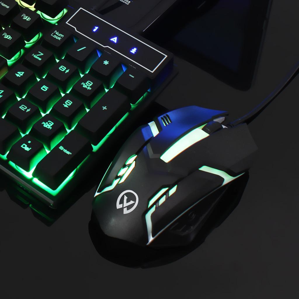 4 Buttons USB Wired LED 2400 DPI Laptop PC Optical Mice Gaming Mouse Mice