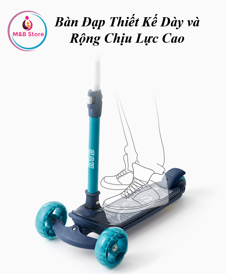 Xe Scooter Chọi Chân Cao Cấp - KUB