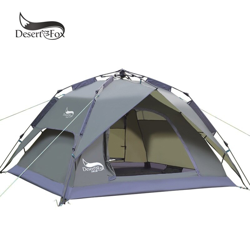 Lều cắm trại tự bung 2 lớp 3-4 người Desert&Fox DF-S022 Automatic Tent