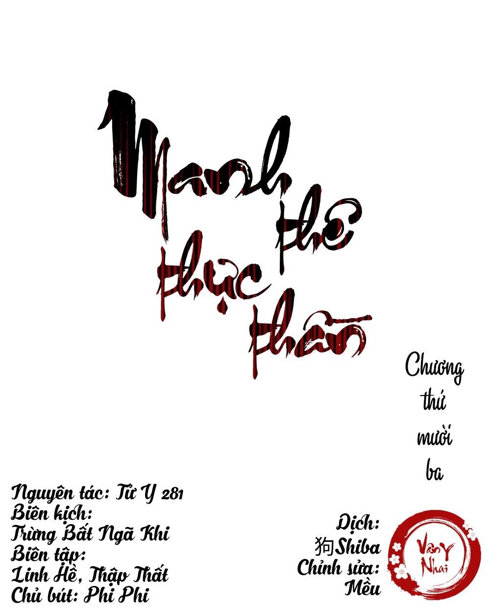 manh thê thực thần chapter 13 1