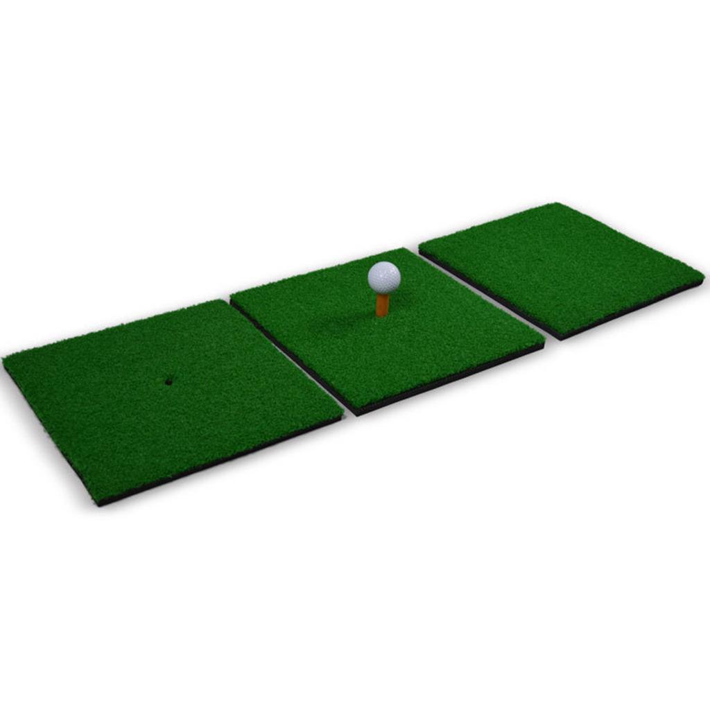 Indoor Golf Practice Grass Mat Backyard Training Hitting Golf Mat with Tee