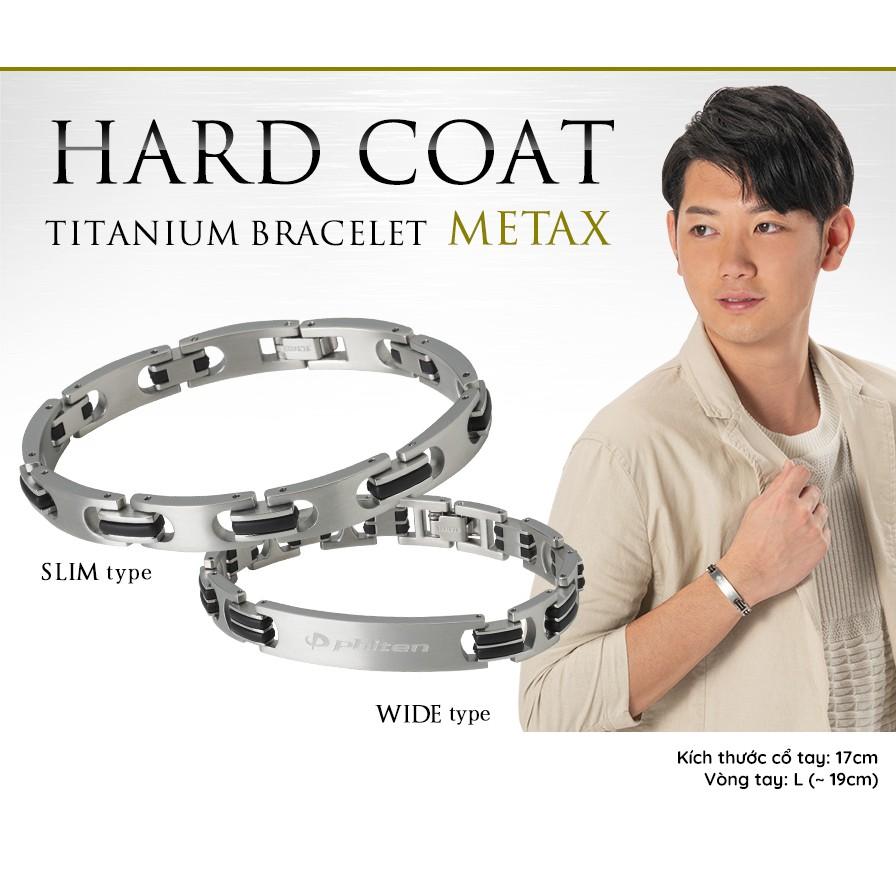 Vòng Tay Phiten Titanium Hard Coat Metax