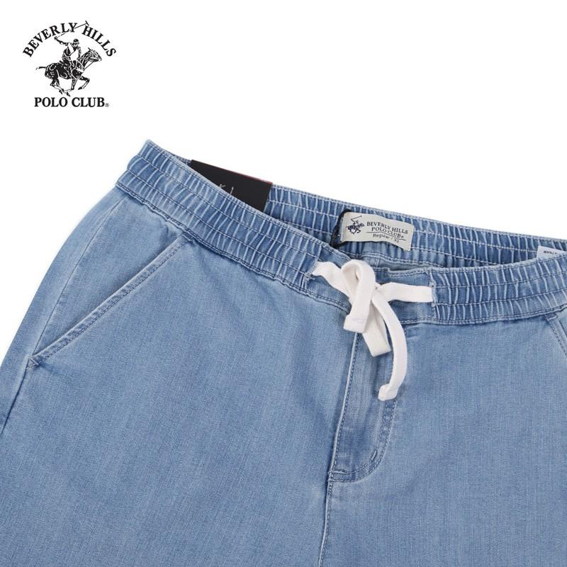 Quần short Nam Beverly Hills Polo Club Regularfit Denim Xanh QSRS20V157