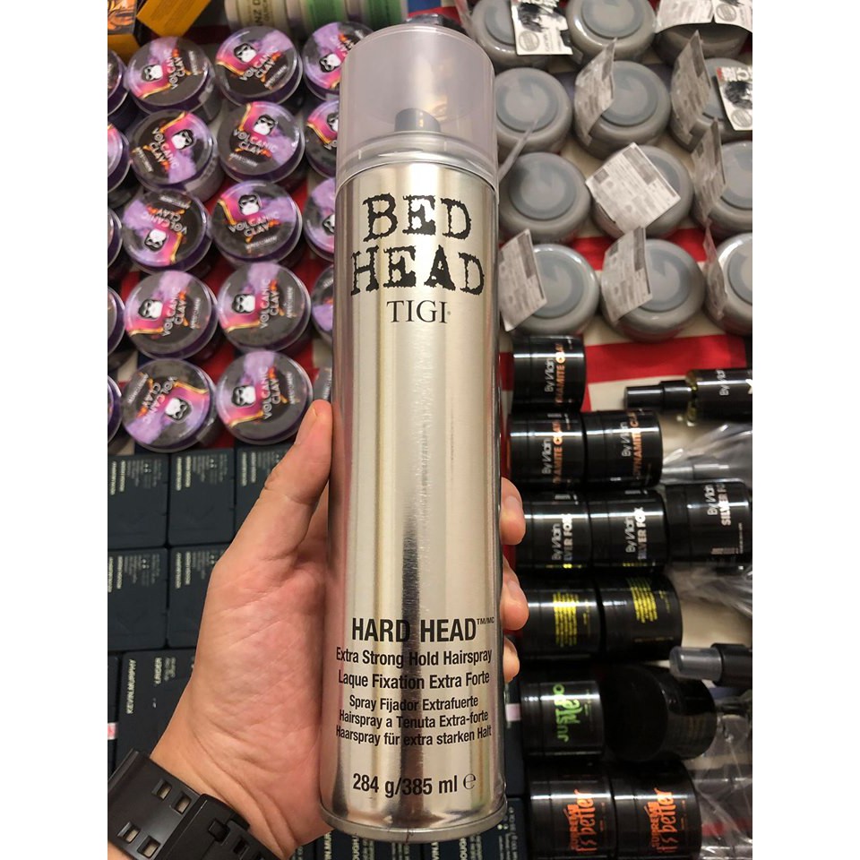 Gôm xịt tóc giữ nếp cứng Bed Head Tigi Hard Head