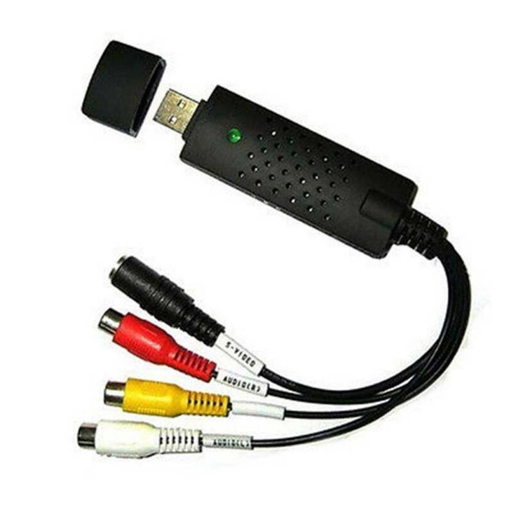 Video Audio VHS RCA to DVD Converter Capture Card Adapter Win 10 8 7 XP