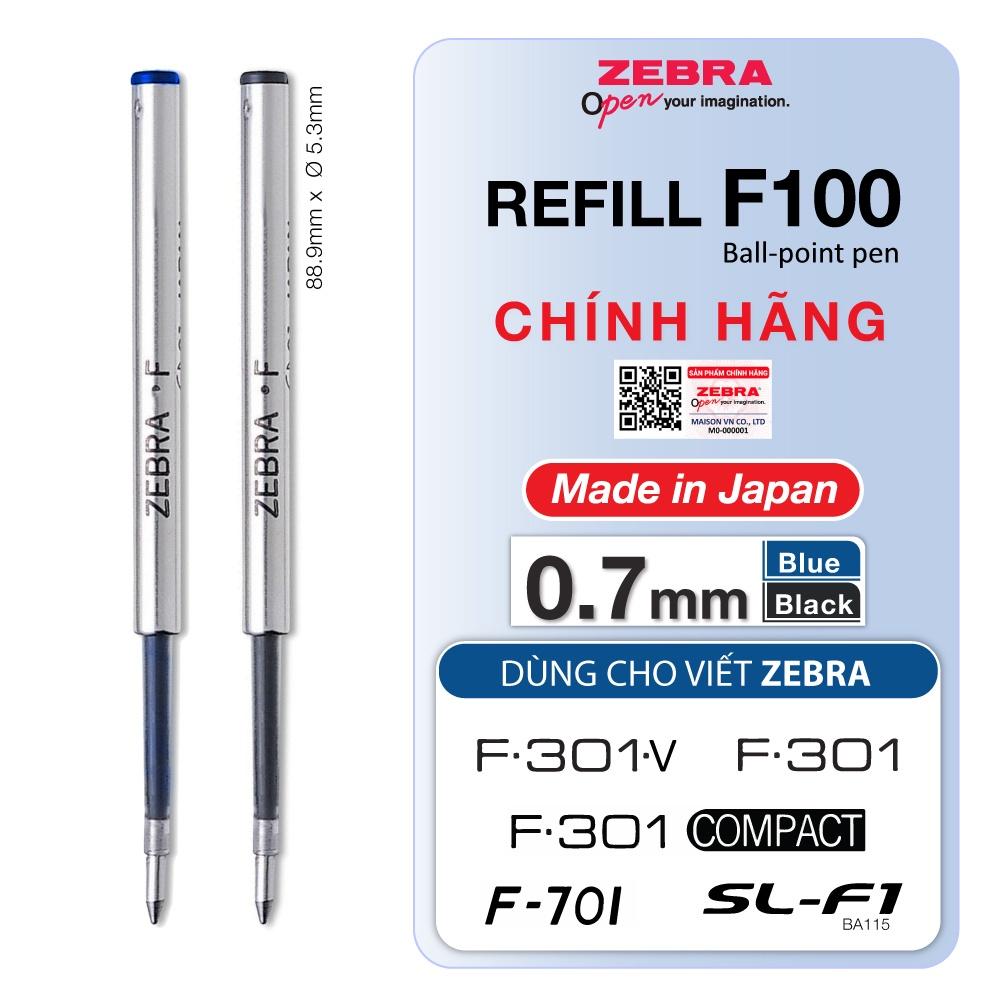 Viết Bi Zebra F301 Compact 0.7mm - mực xanh