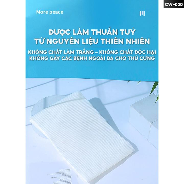 Khăn Tắm Chó Mèo Sử Dụng 1 Lần Khăn Vải Không Dệt Du Lịch Thấm Nước Tốt Kích Cỡ To CW-030