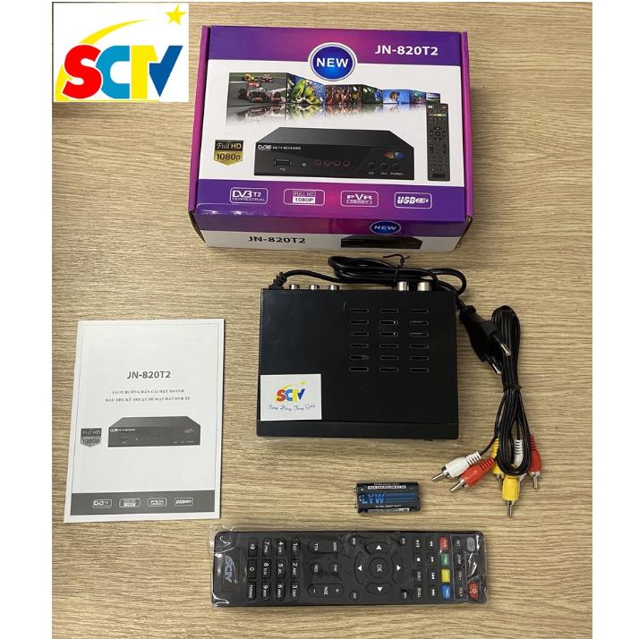 Đầu thu kỹ thuật số SCTV DVB-T2 JN-820T2