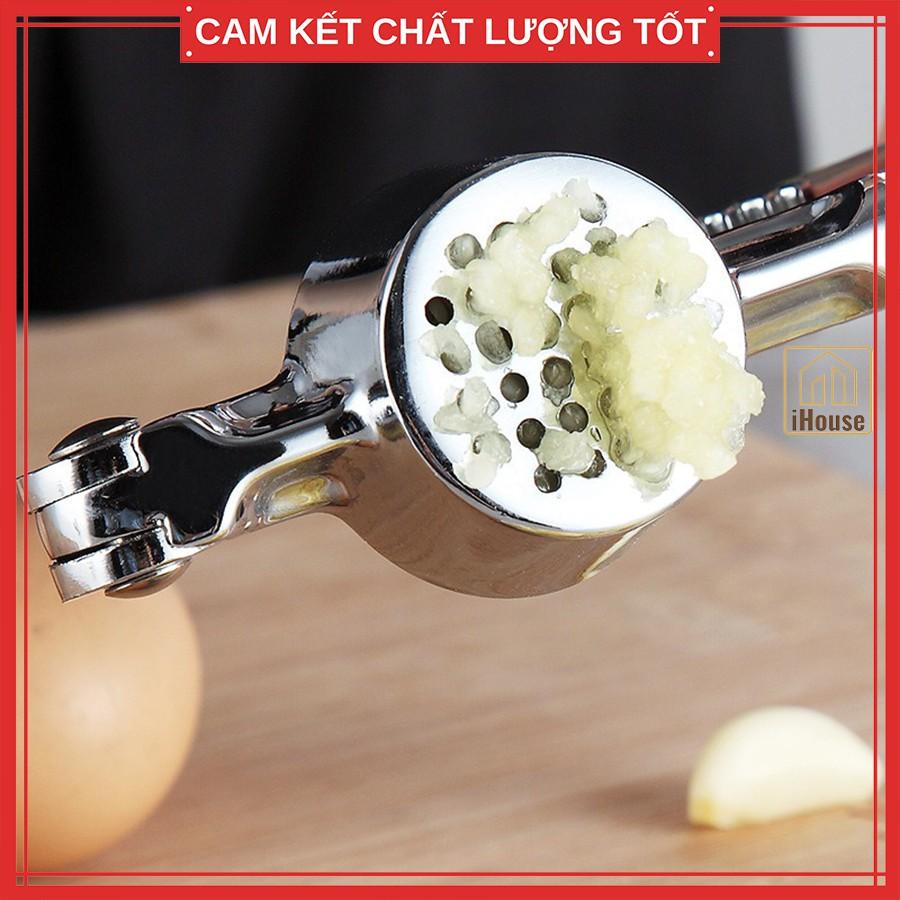 Dụng cụ băm tỏi ớt inox, Kẹp nghiền xay tỏi ớt hành gừng sả giềng tiện lợi