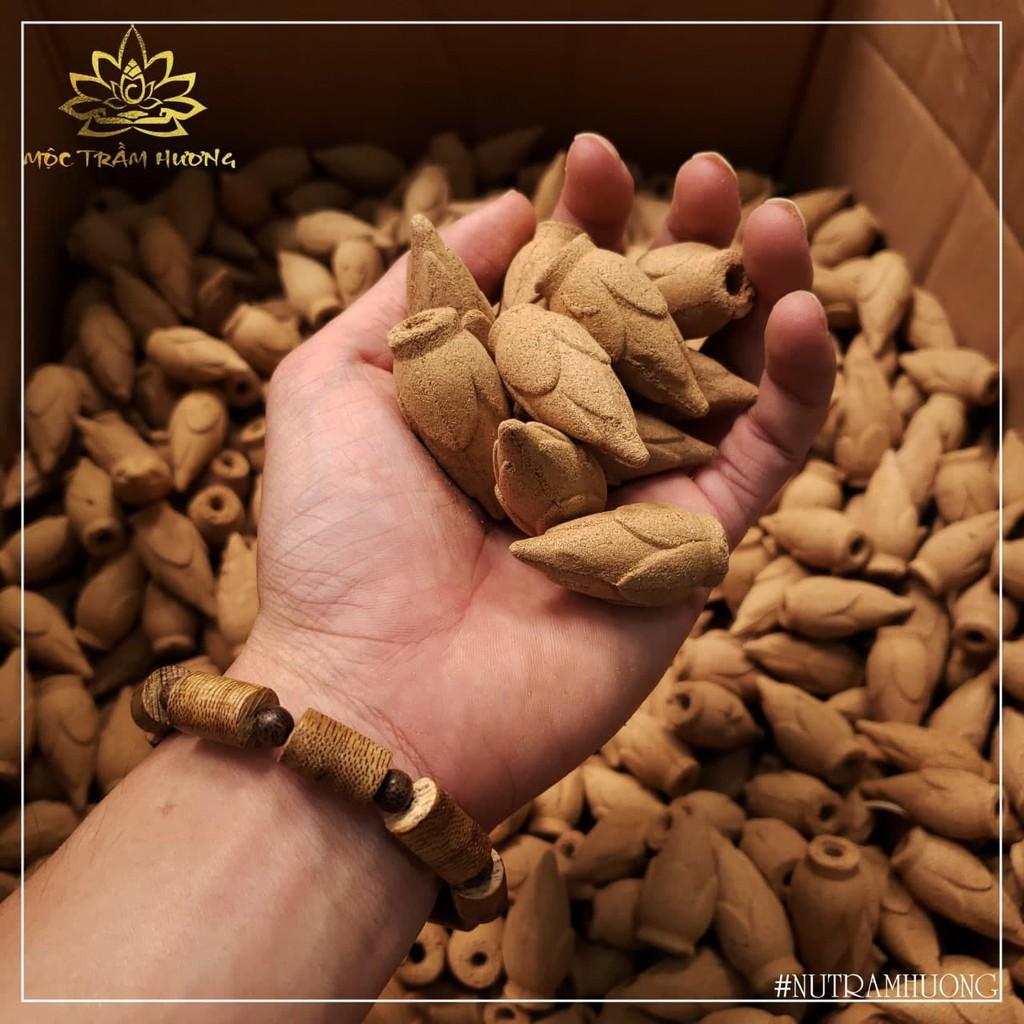 Nhang Nụ Trầm Hương Sạch Trầm Hương Tự Nhiên Organic 100Gram Đóng Hộp