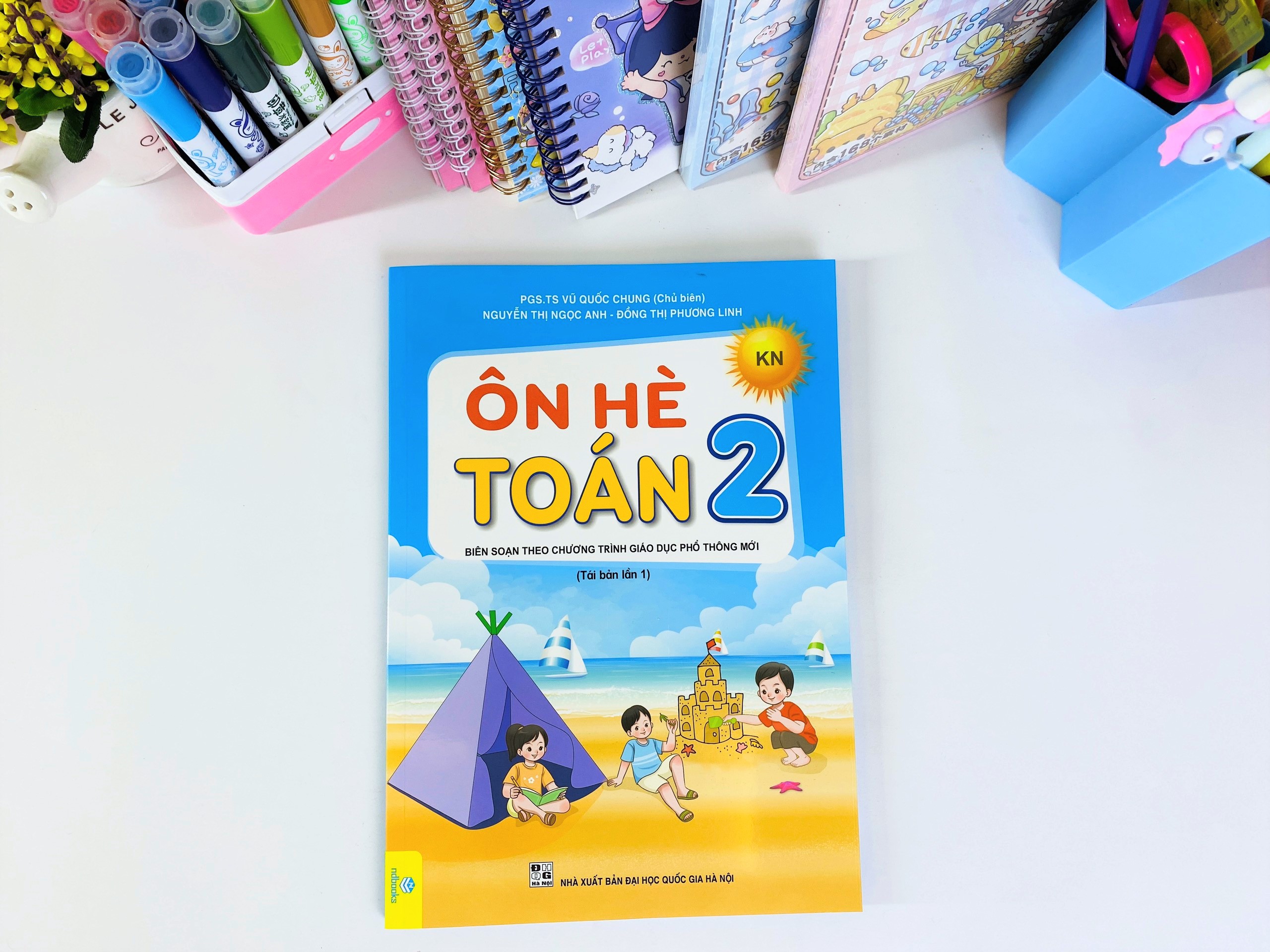 Sách - Bộ 2 cuốn Ôn Hè Toán + Tiếng Việt 2 Kết Nối - ndbooks