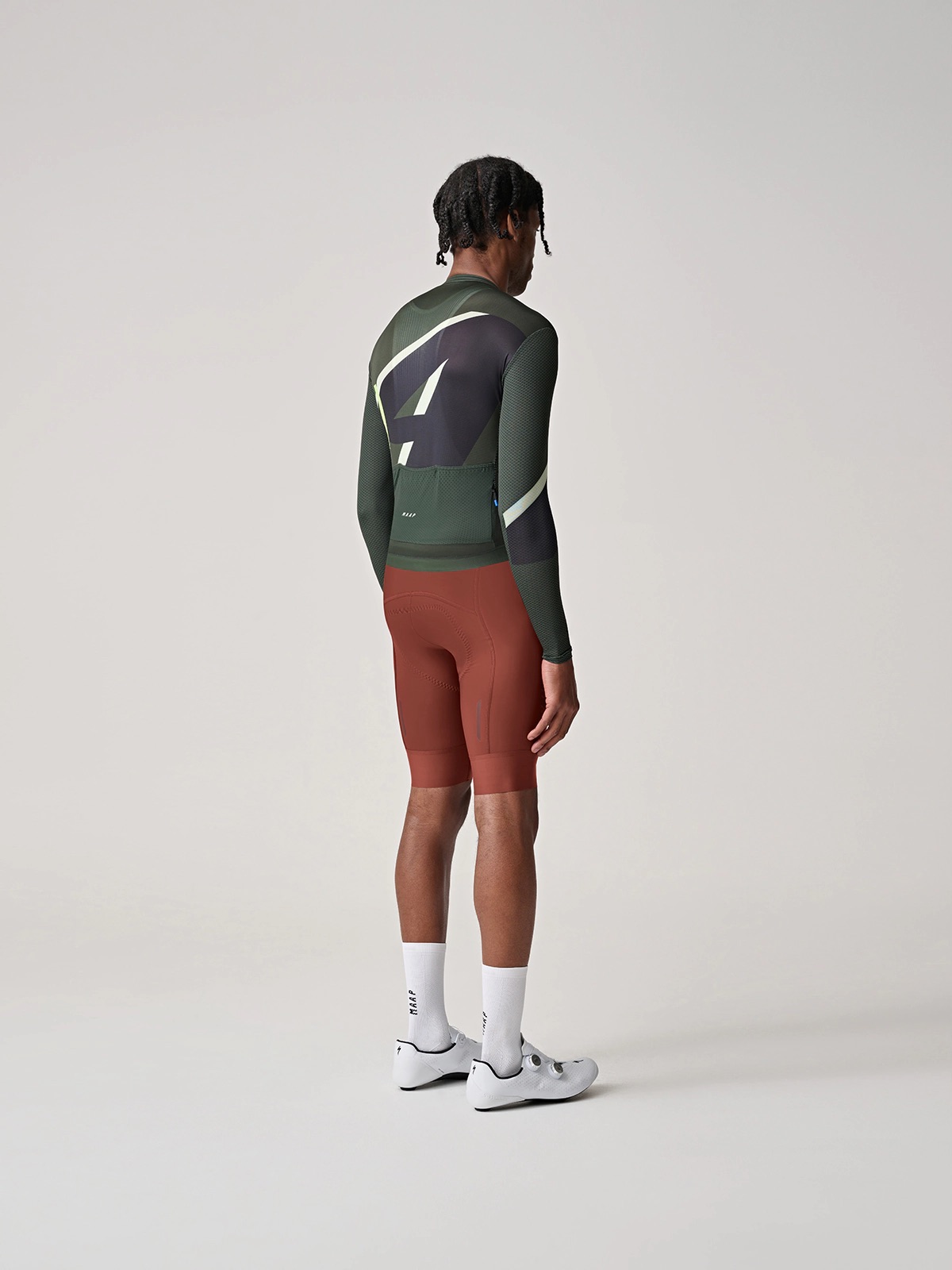 Áo Thể Thao Đạp Xe Nam MAAP Evolve 3D Pro Air LS Jersey 2.0 - Màu Bronze Green