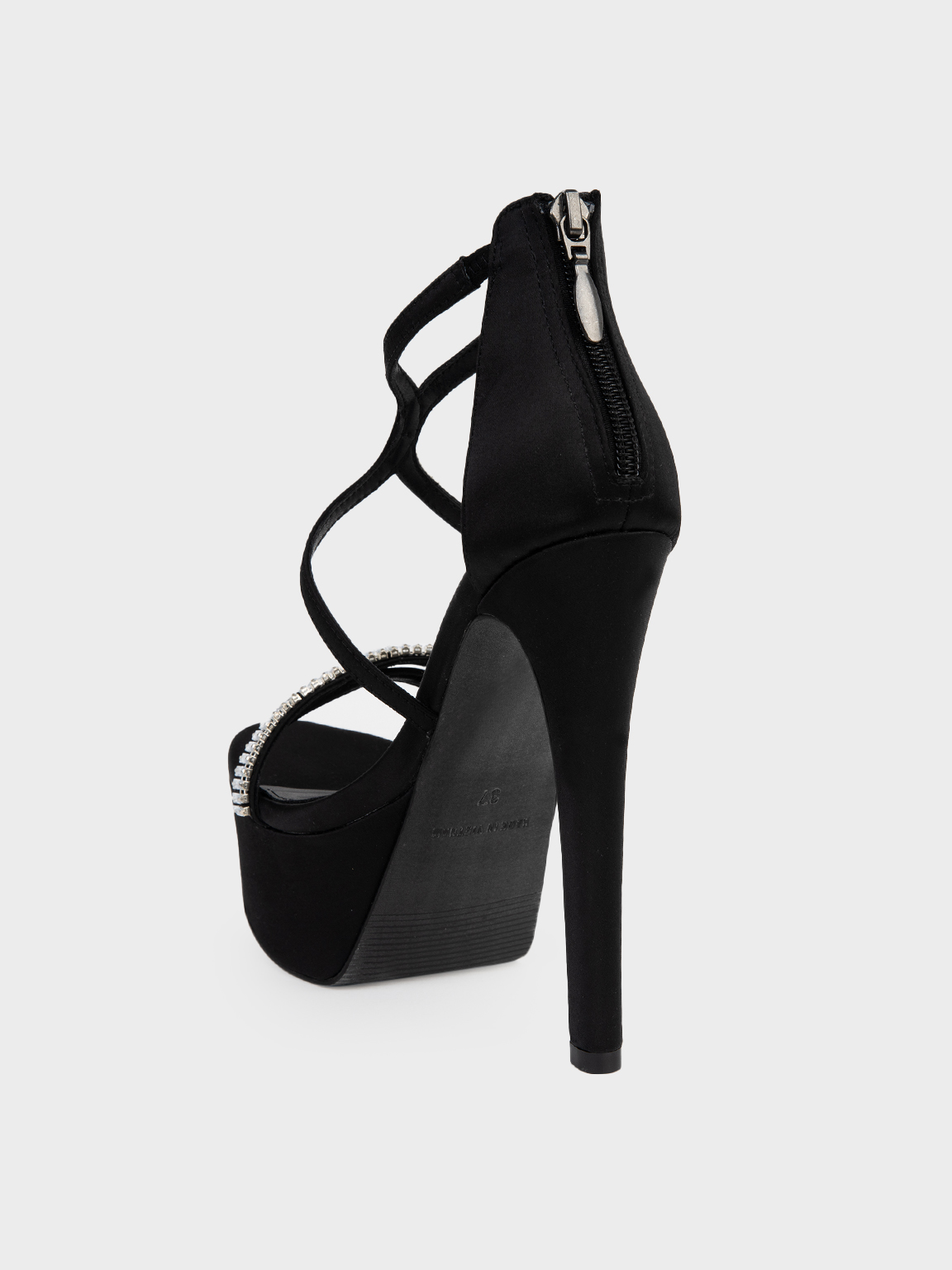 Giày Sandal nữ quai đính đá cách điệu Jeremy SN0005