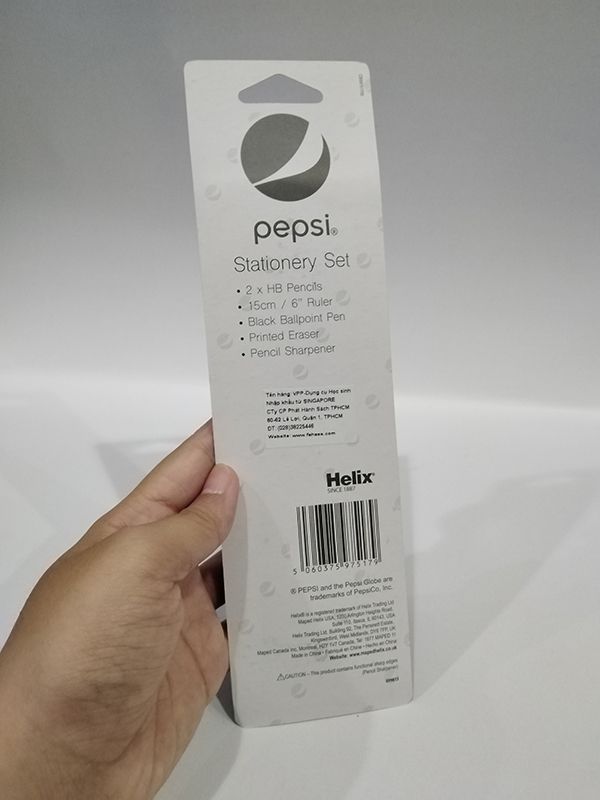 Bộ Dụng Cụ Học Sinh Pepsi - Helix 899813