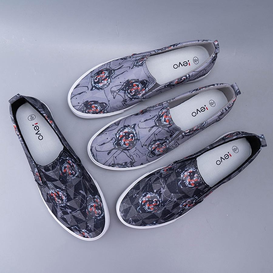 Giày lười nam - Slip on nam vải - Mã A6258