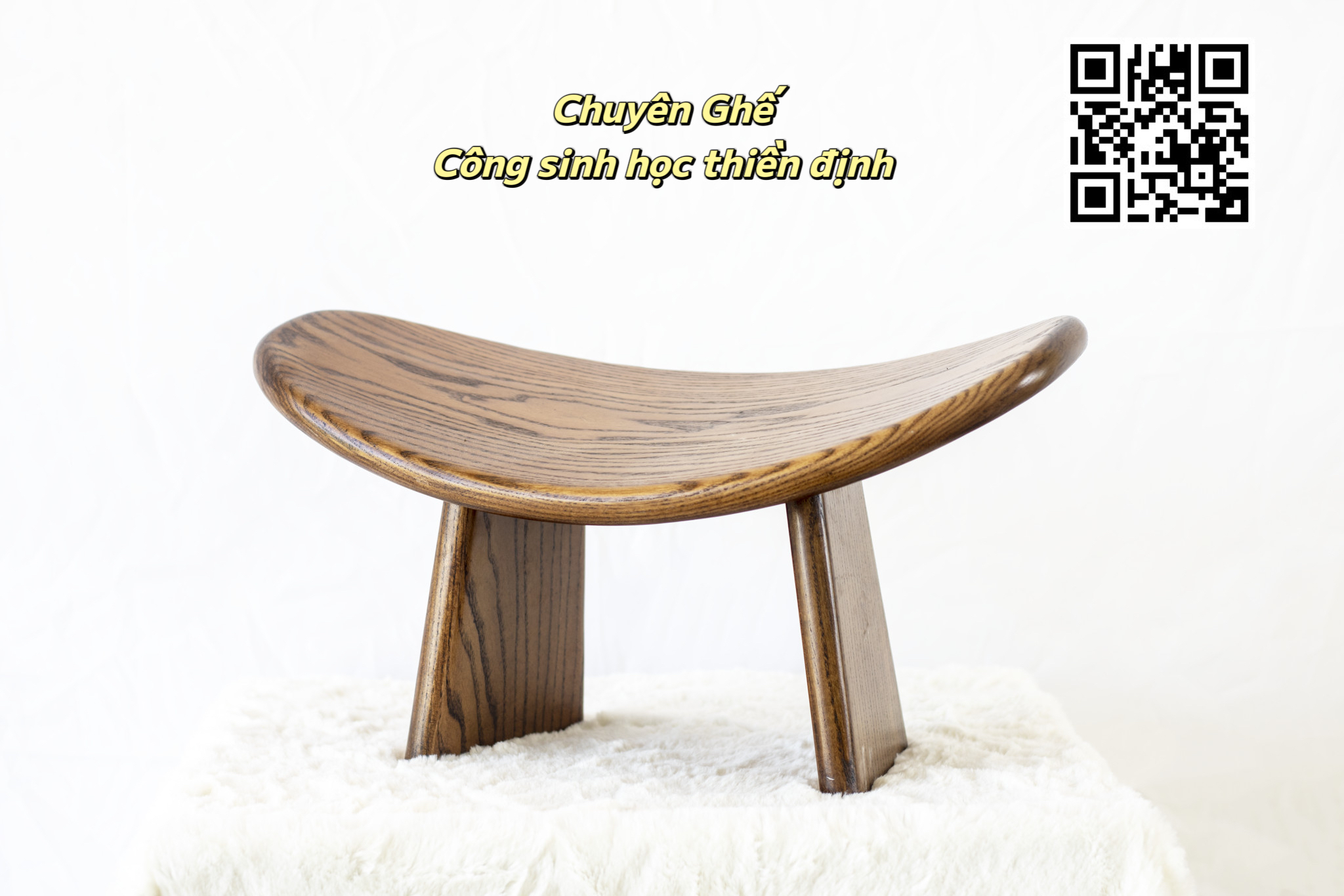 Ghế Công Sinh Học Thiền Định Gỗ Đặc Cao Cấp Nhập Khẩu – Đa Năng: Thư Giãn, Làm Việc, Đọc Sách, Tốt Cho Sức Khỏe