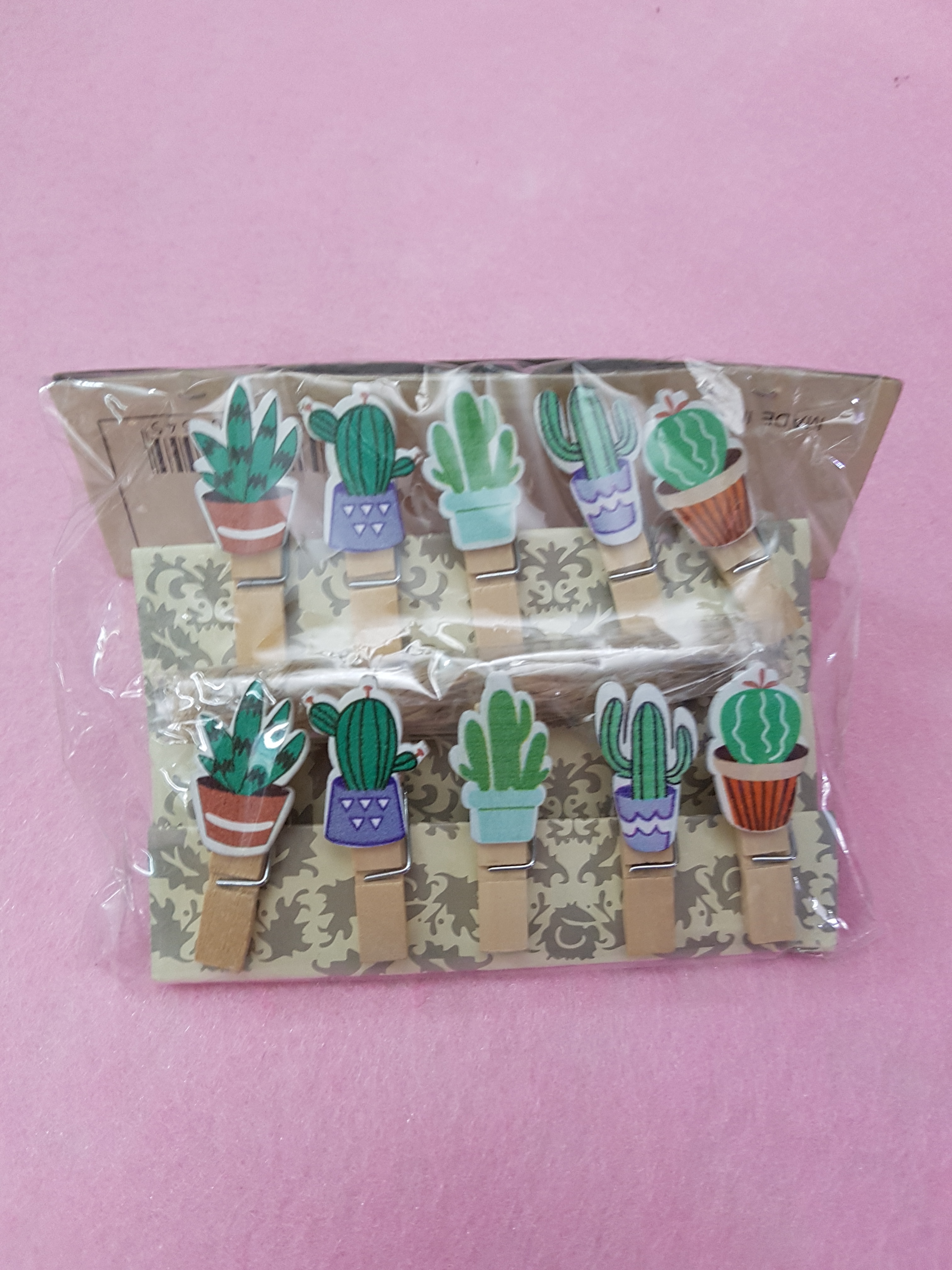 Combo 5 Bịch Set Kẹp Gỗ Sơn Design Pub - Giao mẫu ngẫu nhiên