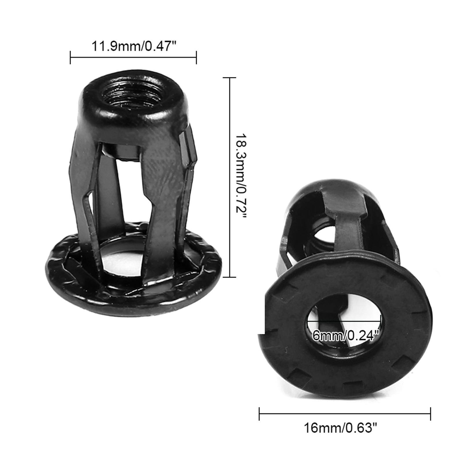 10 Pieces Screw  Clamp Trunk Nuts  Durable   A4L  Q5