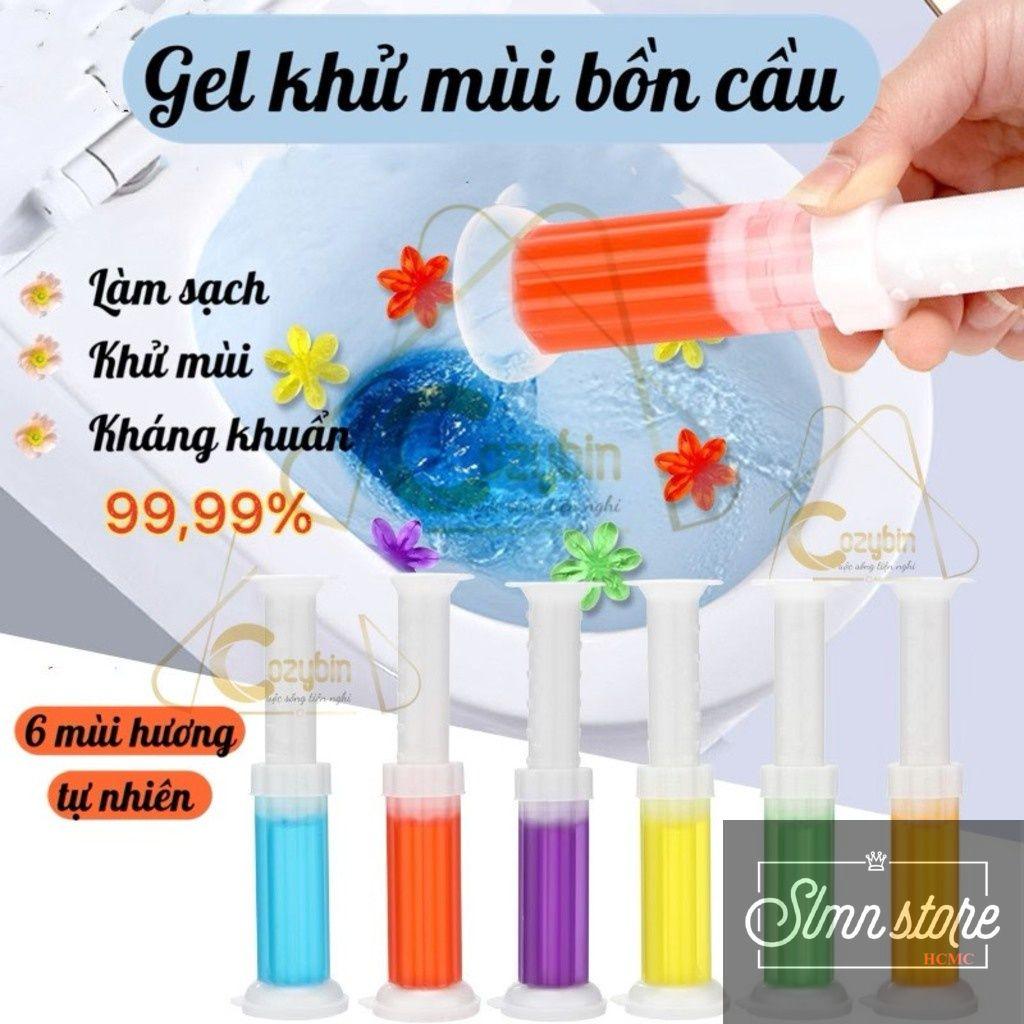 Gel khử mùi bồn cầu diệt khuẩn toilet hình bông hoa gel dính bồn cầu dạng thạch với 6 mùi thơm cho nhà vệ sinh.SD2_HoaKM