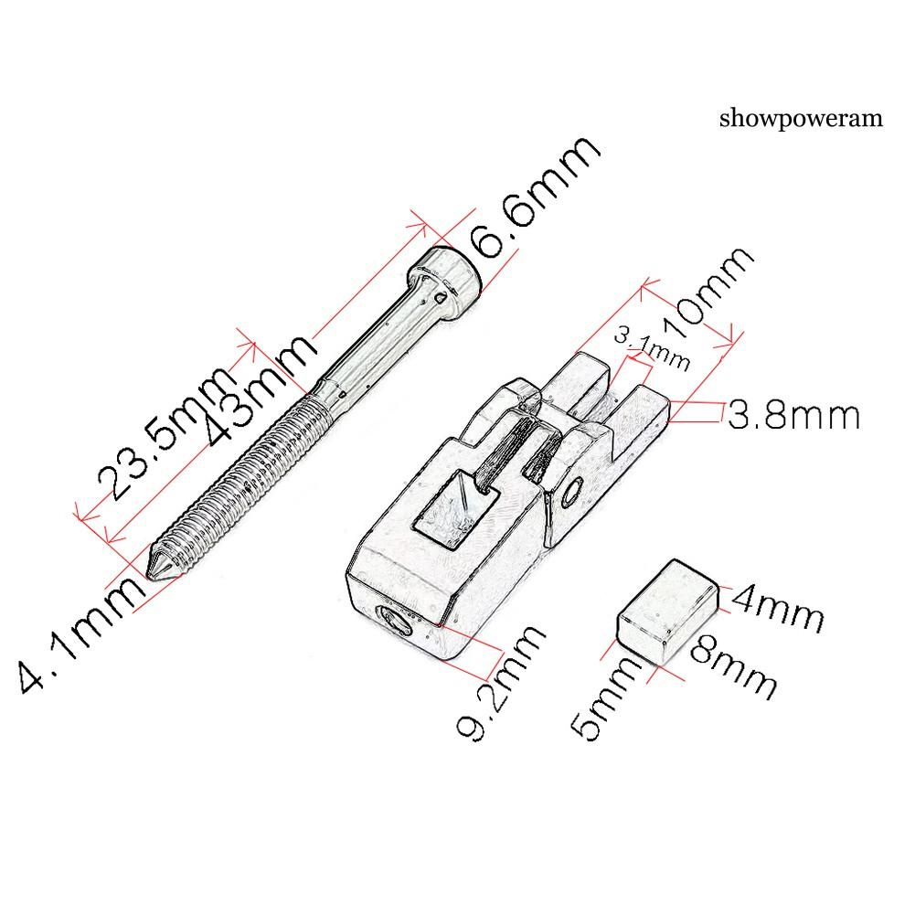6 Chốt Điều Chỉnh Dây Đàn Ghi Ta Bằng Hợp Kim Nhôm