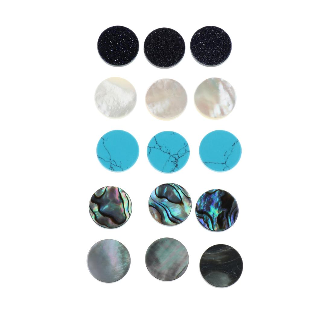 1 Set Trumpet Valve Finger Buttons, Trumpet Colorful Shell Trumpet Parts Accessories
