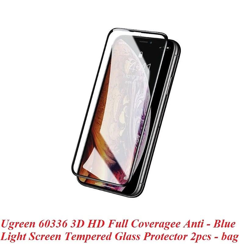 Ugreen UG60336SP111TK 2 miếng dán kính cường lực 3D Hd cho iphone xs max bảo vệ mắt khỏi ánh sáng xanh - HÀNG CHÍNH HÃNG