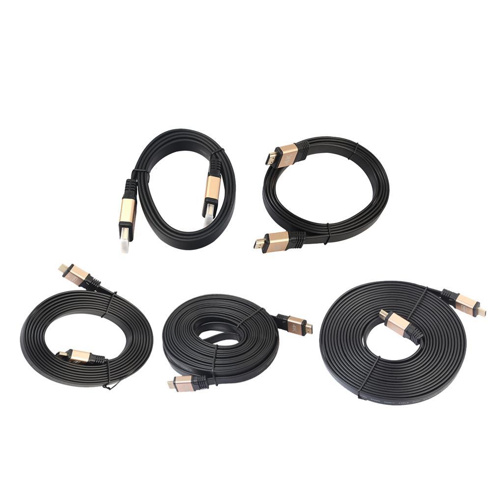 HDMI 2.0 Cable High Speed Gold Plated HMI to HDMI Cord for HDTV PS4 Projector 1m