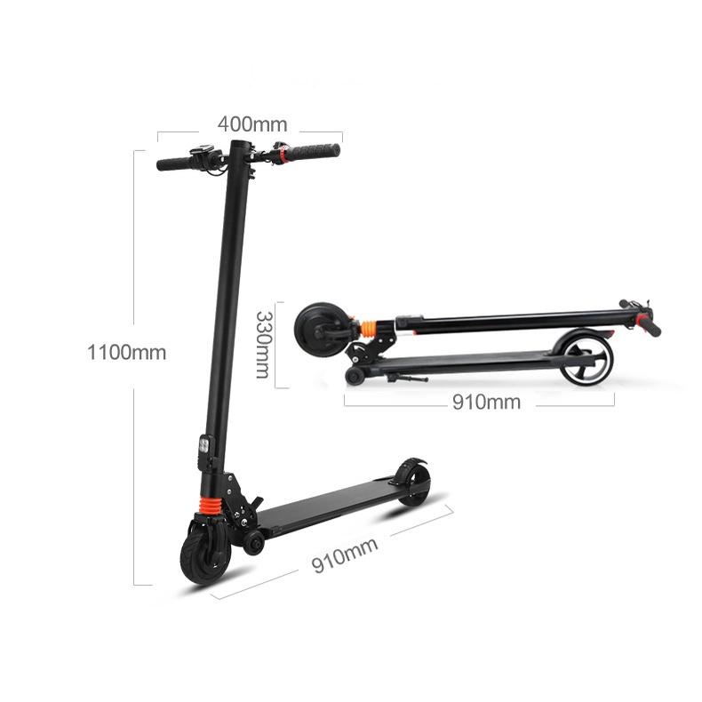 Xe Scooter điện xếp gọn S8 không yên , bản 6km tải 100kg RE0503